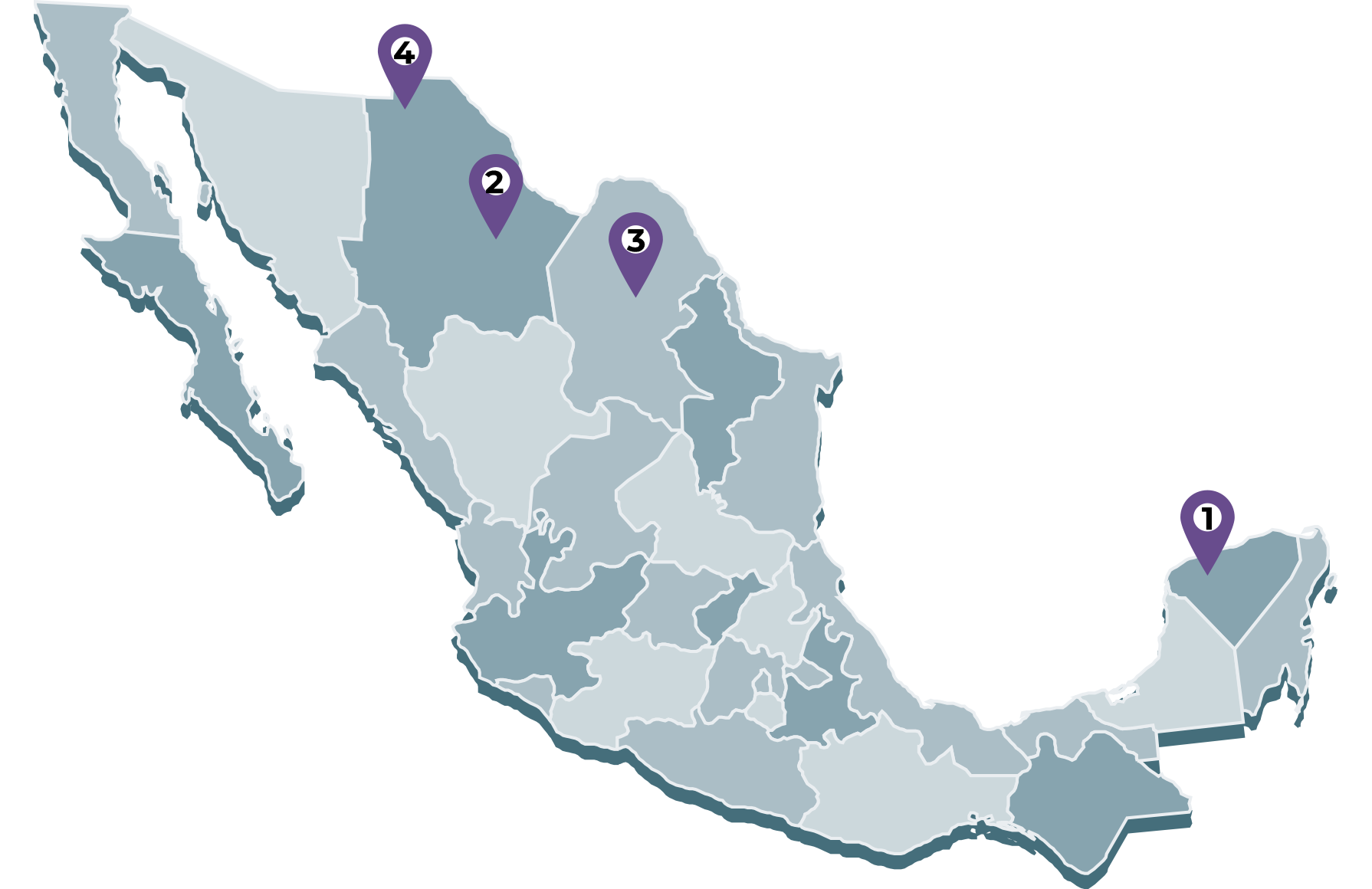 Ubicaciones Sucursales
